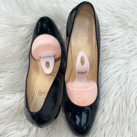 Christian Louboutin Patent Cork Pumps Size 41 - Picture 6 of 8